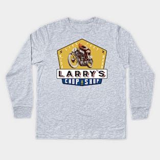 Larry's Chop Shop Kids Long Sleeve T-Shirt